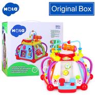 HOLA 806 Baby Musical Activity Pyramid Toy Cube Play Center With 15 Functions And Learning Skills Educational Toys For Kids Gifts