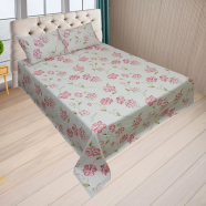 HOMETEX Primrose Pink Bed Sheet - VIPK1083