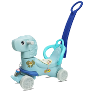HORSE ROCKER Kids Indoor Outdoor Ride On Stroller And Swing Convertible Baby Car (horse_rocker_im_blue) Blue - 213842352 icon