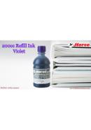 HORSE Stamp Pad Refill Ink 200cc Violet