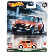 HOT WHEELS PREMIUM Single – Morris Mini- Orange 3/5 British Horse Power image