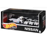 HOT WHEELS Premium – Nissan Premium Set – White image