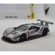 HOT WHEELS Regular Ford 2016 Ford GT Race - Silver image