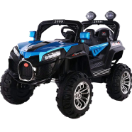 HS toyT 2099 Car Rechargeable Battery Operated Ride on Jeep, car for Kids with Music/Toddlers with Remote Control Electric Motor Car Suitable Babies for