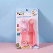 Hada Bear Comb and Brush Set (Any Color)