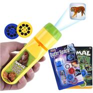 HahaGo Torch Projector Projection Lighting Story Torches Light Toy Slide Lamp Educational Learning Bedtime Night Light for Children Animal