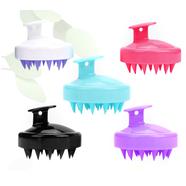 Hair Wash Brush Hair Scalp Massage Brush Silicone Head Anti Dandruff Shampoo Haircare Massager Comb (Multiple Colors)