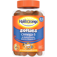 Haliborange Omega-3 and Multivitamin Softies Orange x60