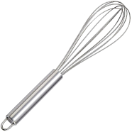 Hand Held Egg Beater Silver