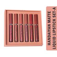 Handaiyan 6pcs Matte Liquid Lipstick Set - A