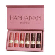 Handaiyan By Rongge Matte Lipstick - 6Pcs Set