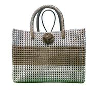 Handmade Plastic Hand Bag | Medium Bag- 13x10x8 Inch