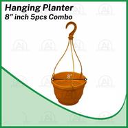 Hanging Garden Planter 8 Inch 5 Pices