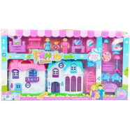 Happy Family Dream House Play Set Toy For Kids (dollhouse_family_dream_big) - Multicolor icon