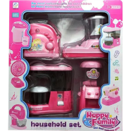 Happy Family Household 4 in 1 Toy Set (household_set_zm3404) - Multicolor icon