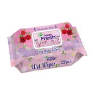 Happy Fresh Wet Wipes with Fliptop - 120 - HFW-120 pcs