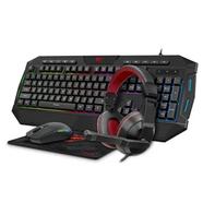 Havit KB501CM Gaming Wired Keyboard, Mouse, Headphone, Mousepad Combo (4 in 1)