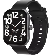 Haylou S6 2.01 Inch TFT Bluetooth Calling With IP68 Water Resistance Smart Watch- Black 