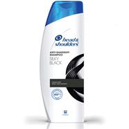 Head And Shoulders Silky Black Anti Dandruff Shampoo for Women And Men 340 ML image