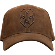 Head Gear Chocolate Super Suede Curved Visor Cap