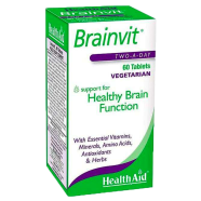 HealthAid Brainvit Healthy Brain Function Two A Day - 60 Tablets