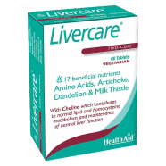 HealthAid Livercare For Detoxing Of Liver Vegetarian - 60 Tablets