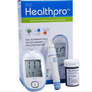 Healthpro with 25 test strips (Blood Glucose Monitoring System)