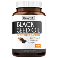 Healths Harmony Black Seed Oil 500mg Each - 60 Softgel Capsules -522752200
