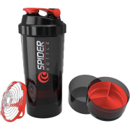 Healthy Sports Cup Stainless Steel Protein Powder Classic Spider Bottle Replacement Milkshake Cup (Multicolour).