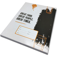 Hearts Floral Binding Khata Margin 160 Page