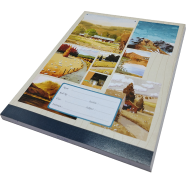 Hearts Floral Binding Khata Margin 96 Page