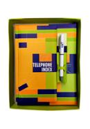 Heart's Premium Gift Box (Notebook, Telephone index and Pen) - Orange
