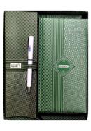 Heart's Premium Gift Box (Notebook, Telephone index and Pen) - Deep Green