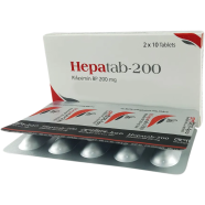 Hepatab 200 mg Tablet–10's Strip
