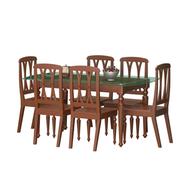 Regal Heritage Wooden Dining Set | TDH-333 AND CFD-333 ( 6 PCS Chair ) - 997861
