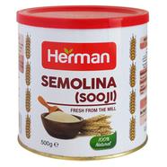 Herman Semolina Sooji Tin 500gm (UAE) - 131701316