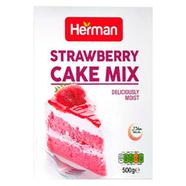 Herman Strawberry Cake Mix BIB 500gm - 131700609