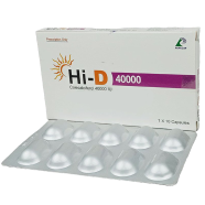 Hi-D 40000 IU 10's Strip Capsule