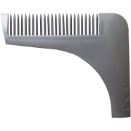 High Quality Beard Shaper Comb Facial Hair Shaping Tool (Black and Gray) icon