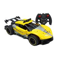 High Speed Racing Rechargeable Remote Control Toy Car (rc_spraycar_6912_y) - Yellow
