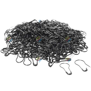 Hijab Pin Black Metal Coil Less Hijab Safety Pins - 100Pcs icon