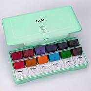 Himi Gouache Paint Set 30ml- 18colors Jelly Cup (Green Box)