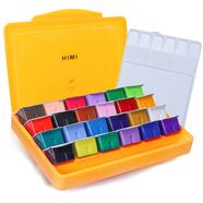 Himi Gouache Paint Set- 30ml 24 colors Jelly Cup (Yellow Box)