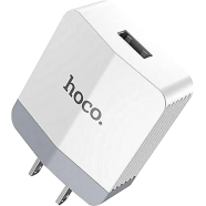 Hoco C13 Quick Charger QC 3.0 USB Wall Charger Adapter Plug - White
