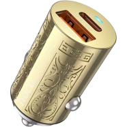 Hoco DZ22 PD 30W Metal Dual Port Mini Car Charger
