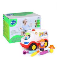 Hola 836 Ambulance Car Toy with Music And Lights image