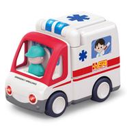 Hola A9997 Toy Ambulance Kids Early Learning Educational Plastic Role Play Ambulance Toys