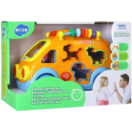Hola Baby Electronic Musical Bus Toy For Infant Kids Early Learning