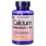 Holland And Barrett Calcium Magnesium And Zinc - 100 Caplets