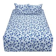 HomeTex Bed Sheet Boxelder Blue Canvas - BK-S-122